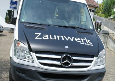 Folierung Motorhaube und Fensterausschnitt